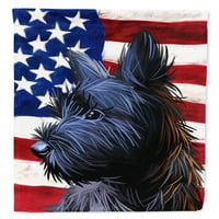 Caroline kincsei Skye Terrier kutya amerikai zászló kerti zászló