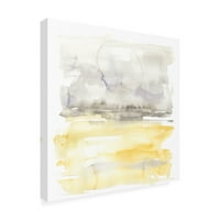 Jennifer Goldberger 'Winter Horizon I' Canvas Art