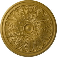 Ekena Millwork 5 8 OD 3 4 P Bordeau mennyezeti medál, kézzel festett fáraó arany