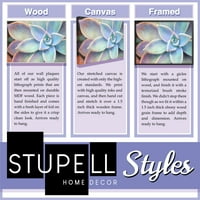 Stupell Industries Síelő Matrica Fa Elülső Túlméretezett Keretes Giclee Texturált Művészet, 1. 20