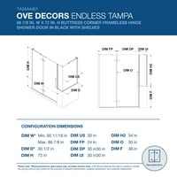 Ove dekorok Tampa 86-in. W in.