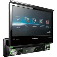Pioneer AVH-X6500DVD autós DVD-lejátszó, 7 érintőképernyős LCD, 16: 9, W RMS, egy DIN, levehető előlap