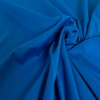 Róma textilok Techno Scuba - Poliészter Spande kötött szövet ruházathoz és kézművességhez - Royal Blue