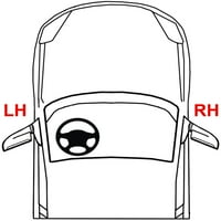 Tükör kompatibilis a 2002-es Hyundai akcentussal, a jobb utas oldalán festhető kool-vue