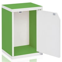 Way alapok Eco egymásra rakható csatlakoztatható tároló kocka ajtóval, több színű