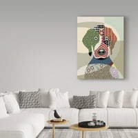 Védjegy Szépművészet 'Beagle Dog' vászon művészete: Lanre Adefioye