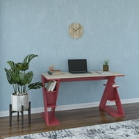 Ada lakberendezési bútorok szintű mokka burgundy darborn modern íróasztal