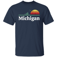 Graphic America State of Michigan USA Great Lakes férfi grafikus póló kollekció