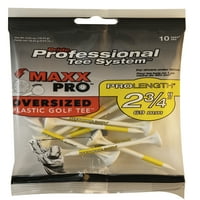Pride Professional Tee System MaxxPro túlméretezett műanyag golf póló 2-3 4 fehér, gróf