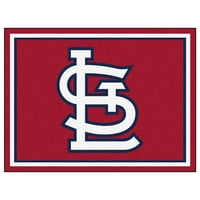 - St. Louis Cardinals 'STL' 8'x10 'szőnyeg