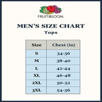 A szövőszék gyümölcse a férfi ruhadarabot festett legénység nyaki póló, S-2xl méretű