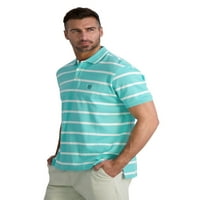 Chaps férfi klasszikus illeszkedésű csíkos pamut mez póló, méretek xs-4xb