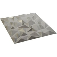 Ekena Millwork 5 8 W 5 8 H Leto endurawall dekoratív 3D -s fali panel, texturált fémes ezüst