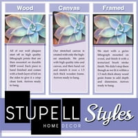 Stupell Industries, így inspiráló kifejezést készített a Flower Canvas Wall Art, 48 éves, Daphne Polselli tervezése