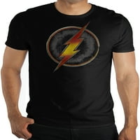 Flash faszén logó férfi és nagy férfi grafikus póló