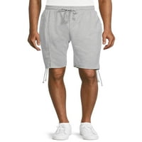 American Stitch Men's e-Waist francia Terry Jogger rövidnadrág, S-2XL méretű