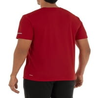 Atlétikai munkák férfi és nagy férfi színblokk textúrájú póló, legfeljebb 3xl