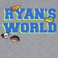 Ryan's World Boys hosszú ujjú grafikus pólók, 4-8.