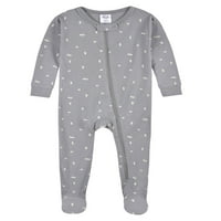 Gerber Baby Boy & Tipegő fiú Snug Fit lábú pamut pizsama, 2-csomag, Méretek hónapok-5T