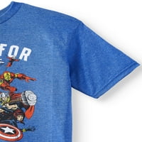 Marvel az Avengers csapat radiális rövid ujjú engedéllyel rendelkező póló