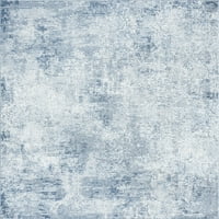 Kortárs terület szőnyeg absztrakt kék, szürke nappali könnyen megtisztítható