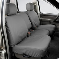 Covercraft Custom-Fit hátsó-második ülés pad SeatSaver üléshuzatok-Polycotton szövet, Szürke illik select: 2004-2006, DODGE RAM