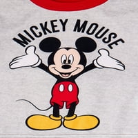 Mickey Mouse Baby & Tipegő fiú pizsama szett, 2 darabos, 12m-5T méretek