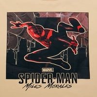Spider-Man fiúk hosszú ujjú és rövid ujjú grafikus póló-készlet, 2 darab, méret 4-18