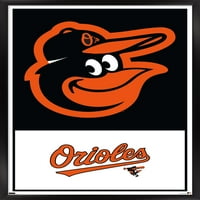 Baltimore Orioles - Logo Wall poszter, 14.725 22.375 keretes
