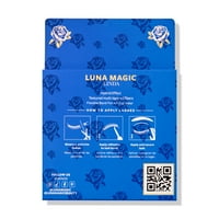 Luna Magic Fau Mink szempillák, hamis szempillák, csomag, fekete, Linda