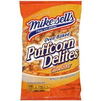 Mikesell Puffcorn delites sütő sült cheddar sajt ízesített snack, oz