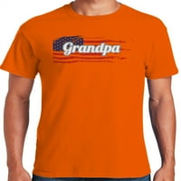 Grafikus Amerika július 4. Függetlenség Napja póló Nagypapa férfi pólóhoz