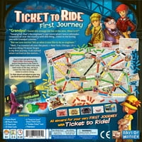 Ticket to Ride első utazás Stratégiai társasjáték korosztály számára, Asmodee-tól